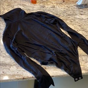 Express Mock Neck Thong Bodysuit